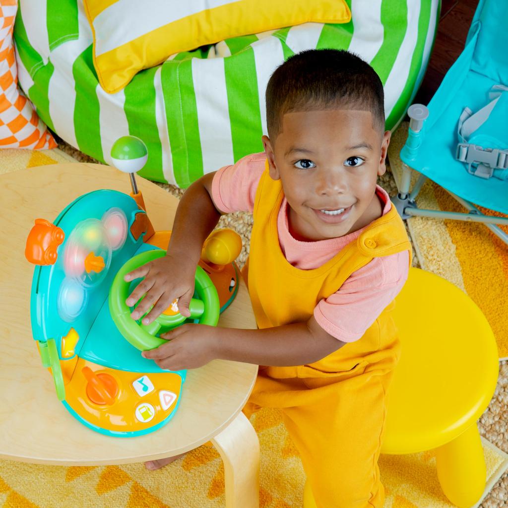 Bright Starts Light & Color Driver [6 Months and Up] Pretend Play Handle 52178