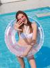 Cute Starry Sky Style Float Ring, Sparkling O-Shaped, for Adults and Kids, Pool, Beach, Water Play, Summer Vacation, Travel, Outdoor Leisure,