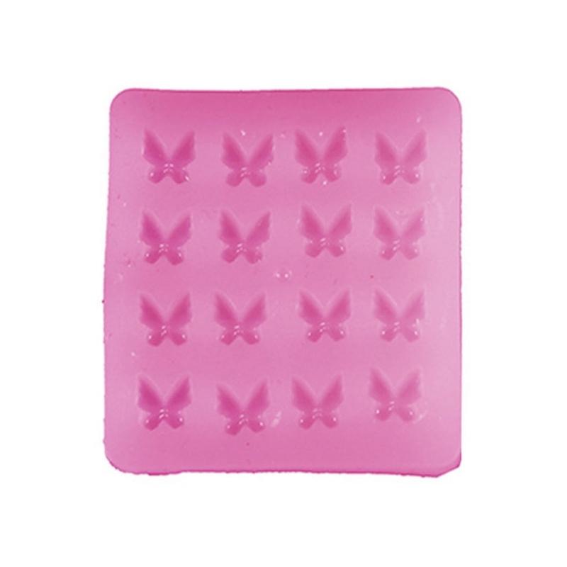 Silicone Cake Decorating Mold for Butterfly Decor Jewelry Making Polymer Clay Crafting Molds Pink DIY Crafts Making Tool 1