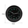 Zegar samochodowy z jednym przyciskiem startowym: Średnica 4,5 cm, kwarc elektroniczny, akcesoria kreatywne