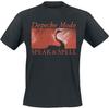 Depeche Mode Speak & Spell Tee, Synth-Pop T-Shirt with Debut Album Cover Print & Orange Text, Depeche Mode Fan Merch