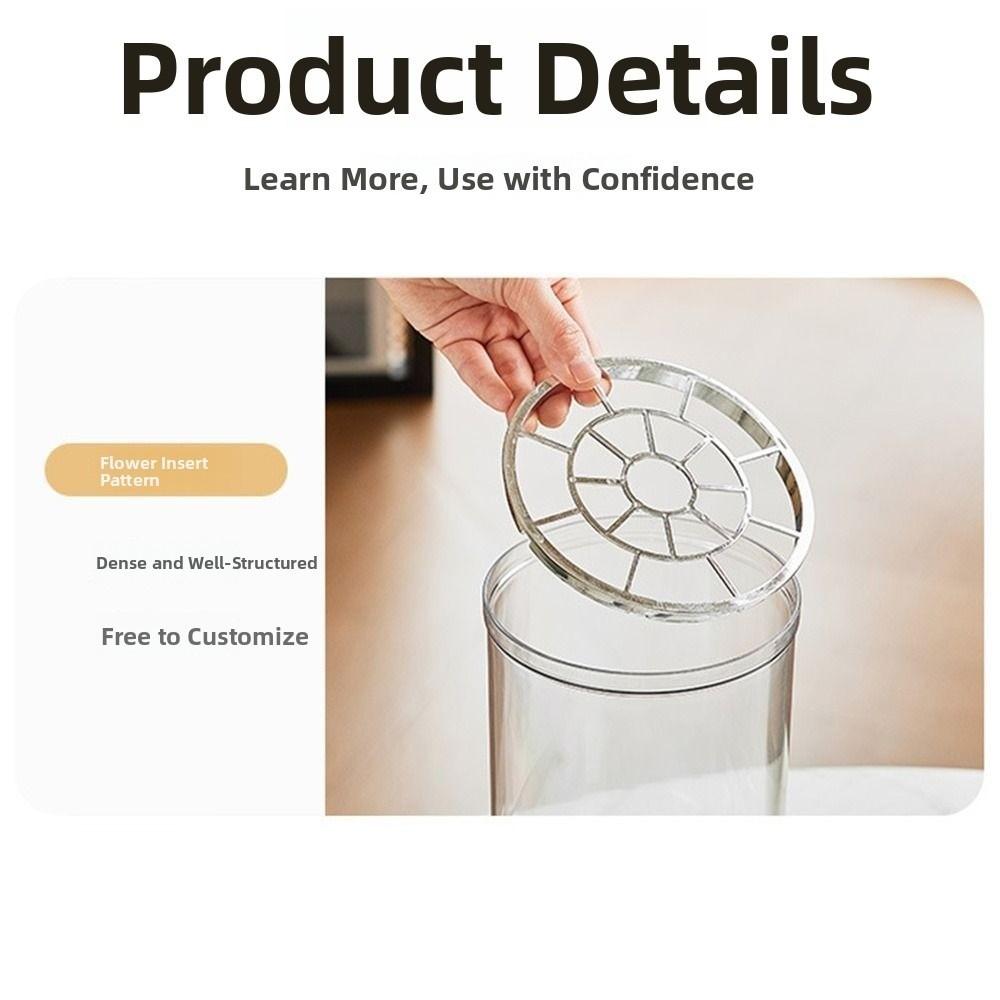 Creative Hydroponic Flower Vase Unbreakable Clear Cylinder Vase  Wedding Centerpieces