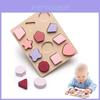 Food Grade Silicone Childrens Puzzle Toy With Geometric Blocks For Early Education And Parentchild Play