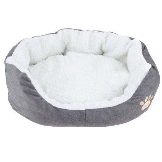 Round Soft Plush Cushion Pet Rest Sleeping Bed Mat Dog Cat Warm Kennel Pad Nest