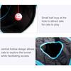 Indoor Cat Tunnel 5 Way Pet Play Tunnel Collapsible Tunnel Tube Kitty Tunnel Peek Hole Toy Pet Toys