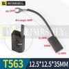 T563 DC Motor Carbon Brush - Morgan Material, Steel Mill, Meiersili, Sizes 12.5, 16, 20, 32, 40, 50, 60.