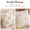 Cute Cushion Cover Daisies Sunflowers Throw Pillow Covers New Square Pillow Covers  Bed Decor