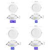 10pcs LED Downlight  5W 7W 9W 12W 20W 220V Recessed Ceiling Light 3/4/5 Inch Round LED Panel Down Light Spotlight Lighting