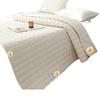 Polyester Bed Mattress Protector With Nonslip Waterproof Cover For Home And Dorm Use