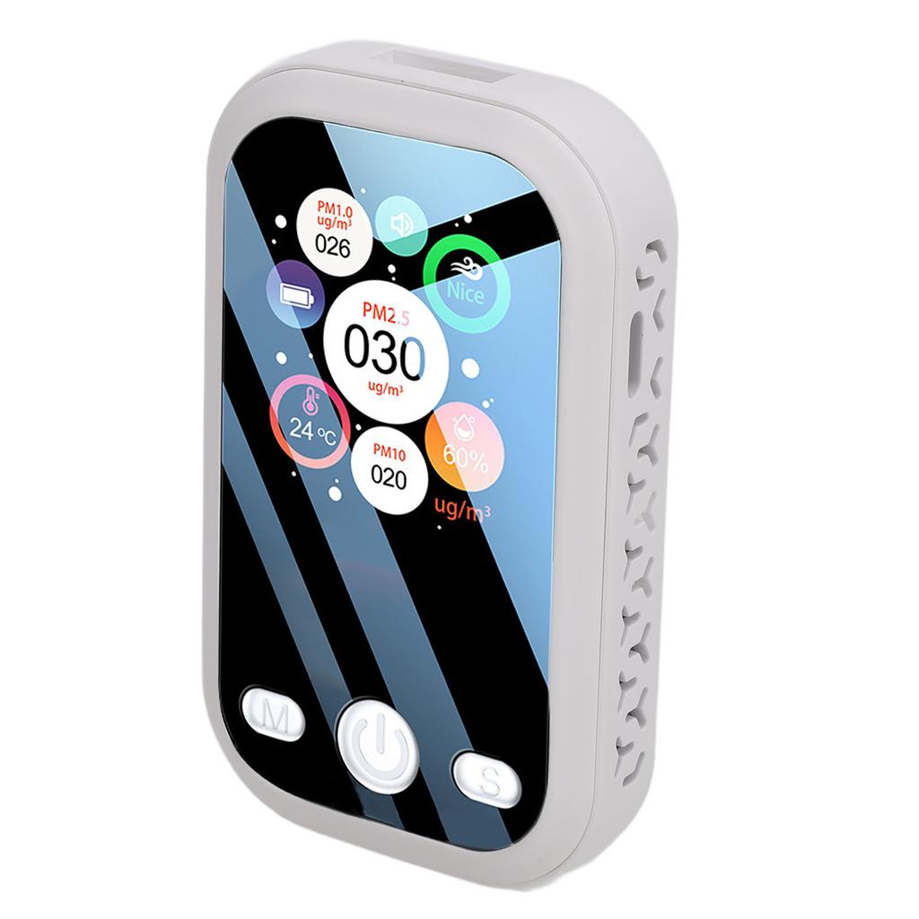 Quality Monitor PM2.5 PM10 PM1.0 Detector Humidity  LCD Display Portable     Quality Meter