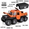 1/24 Scale Shaman 8X8 Alloy Car Model Light & Sound Effect Diecast Car Toys for Boys Birthday Gift Kids Toys Car Collection