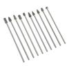 10pcs Carbide Rotary Burr Set 3mm Shank Multifunction Grinding Burr Files for Aviation Automobile Ship