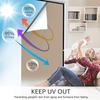 50x100cm Sichtschutzfolie für Fenster Büro Zuhause Balkon Einseitig UV-Schutz Statisch haftend Glasfolie