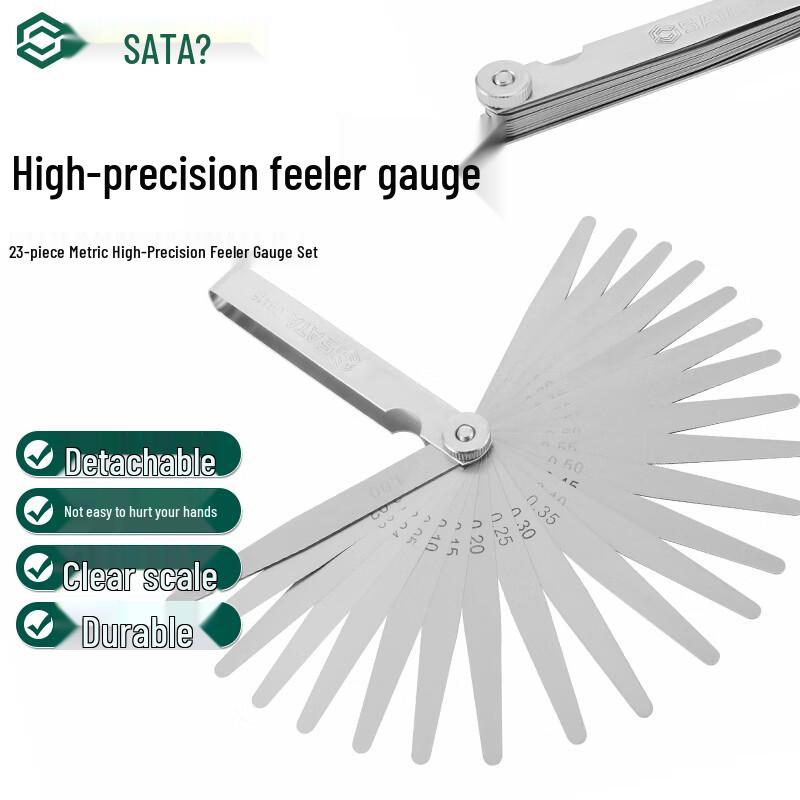 SATA 23-Piece Metric High-Precision Feeler Gauge