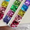 Mini Circular Flower Wave Point Sparkling Nail DIY Shiny Flake Nail Art Decoration Accessories