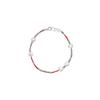 Lowool Red Thread Silver Pearl Bracelet