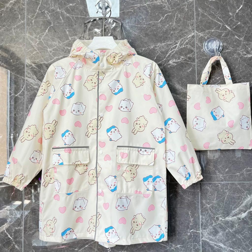 2026 Student Girls' Lightweight, Breathable, Quick-Drying Raincoat for School, Children's Boys' Raincoat, Kindergarten Baby Waterproof Rainwear