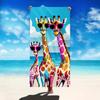 Coole Giraffen Strandtuch Gemustert Sonnenschutz Und Winddicht Geeignet Für Schwimmbad Camping Reise Decke