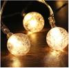 3 6 10M DIY LED Fairy Lights Warm Multicolor Crystal Balls String Light USB Christmas Garland Wedding Garden Holiday Decoration