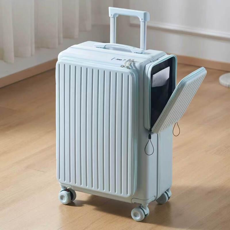 JOURHEY SHI Lightweight Side-Opening Carry-On Suitcase 20-inch