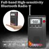Przenośne mini radia kieszonkowy odbiornik FM/AM/SW głośnik stereo Bluetooth TF/zestaw słuchawkowy odtwarzacz MP3 z wyświetlaczem LCD obsługa zestawu głośnomówiącego
