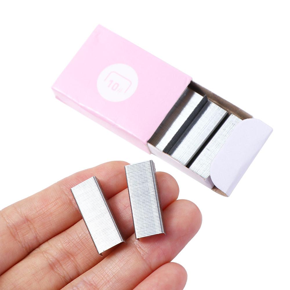 Schlüsselanhänger Anhänger Mini Größe 10 Klammern Cartoon Hefter Schlüsselanhänger Hefter Minihefter Bindewerkzeuge