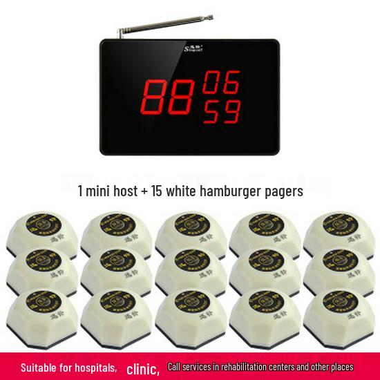 Xunling SC-R10 Wireless Paging System for Restaurants and Hotels