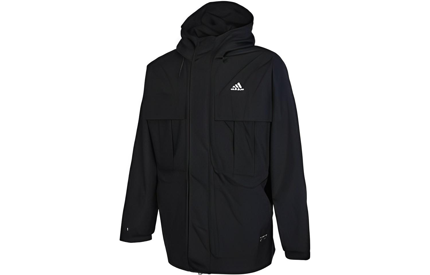 

Adidas Jackets Men s Black Hooded Moderate Other HM2707 M