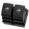 2 Door Front Left Master Window Switch Fits Golf MK5 MK6 GTI Passat B6 | for OE 5K3959857 5K3959857A 5K3959857B Also fits Eos Rabbit models Restores
