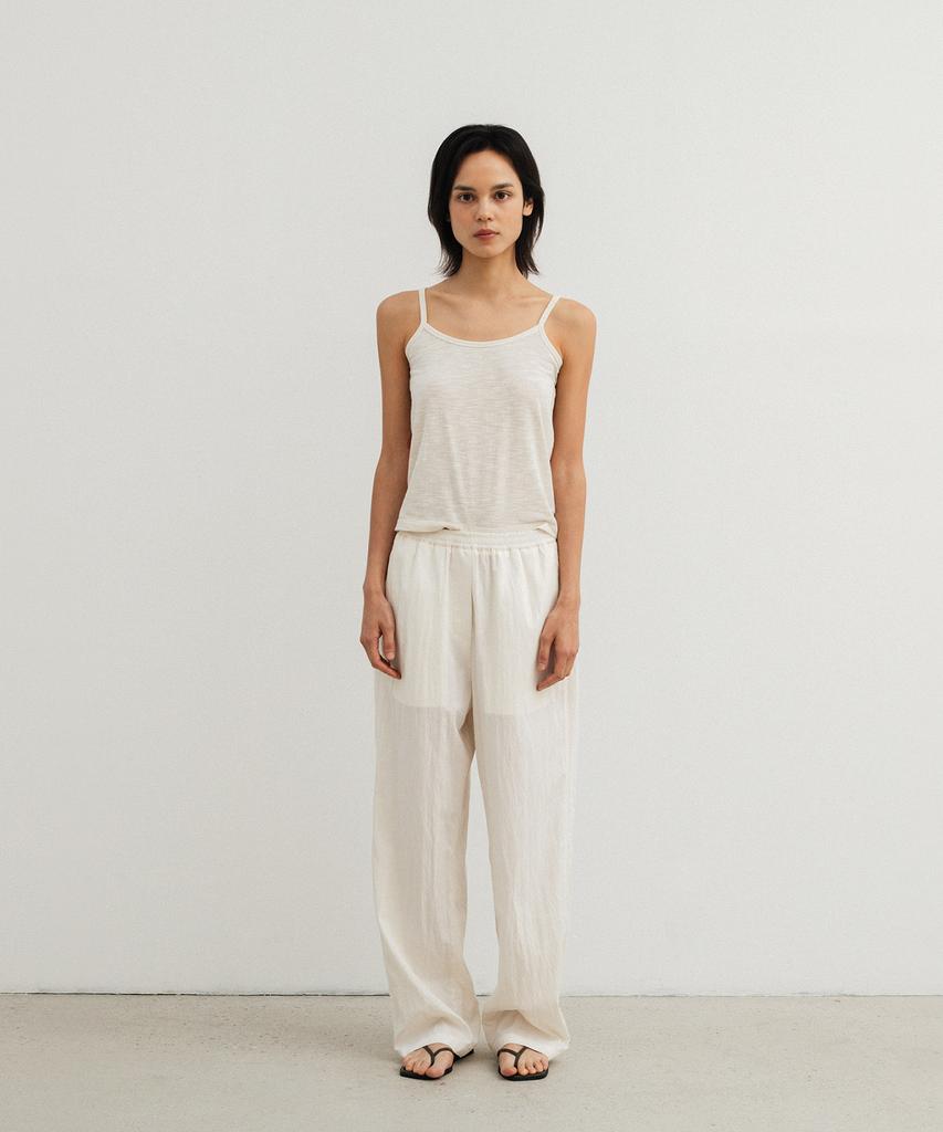 Beullaengkeulumumeon Bridge Pants_Ecru