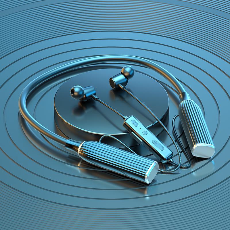 2025 K1689 Neckband Bluetooth 5.3 Earphones: Wireless In-Ear Stereo Sound for Running & Sports