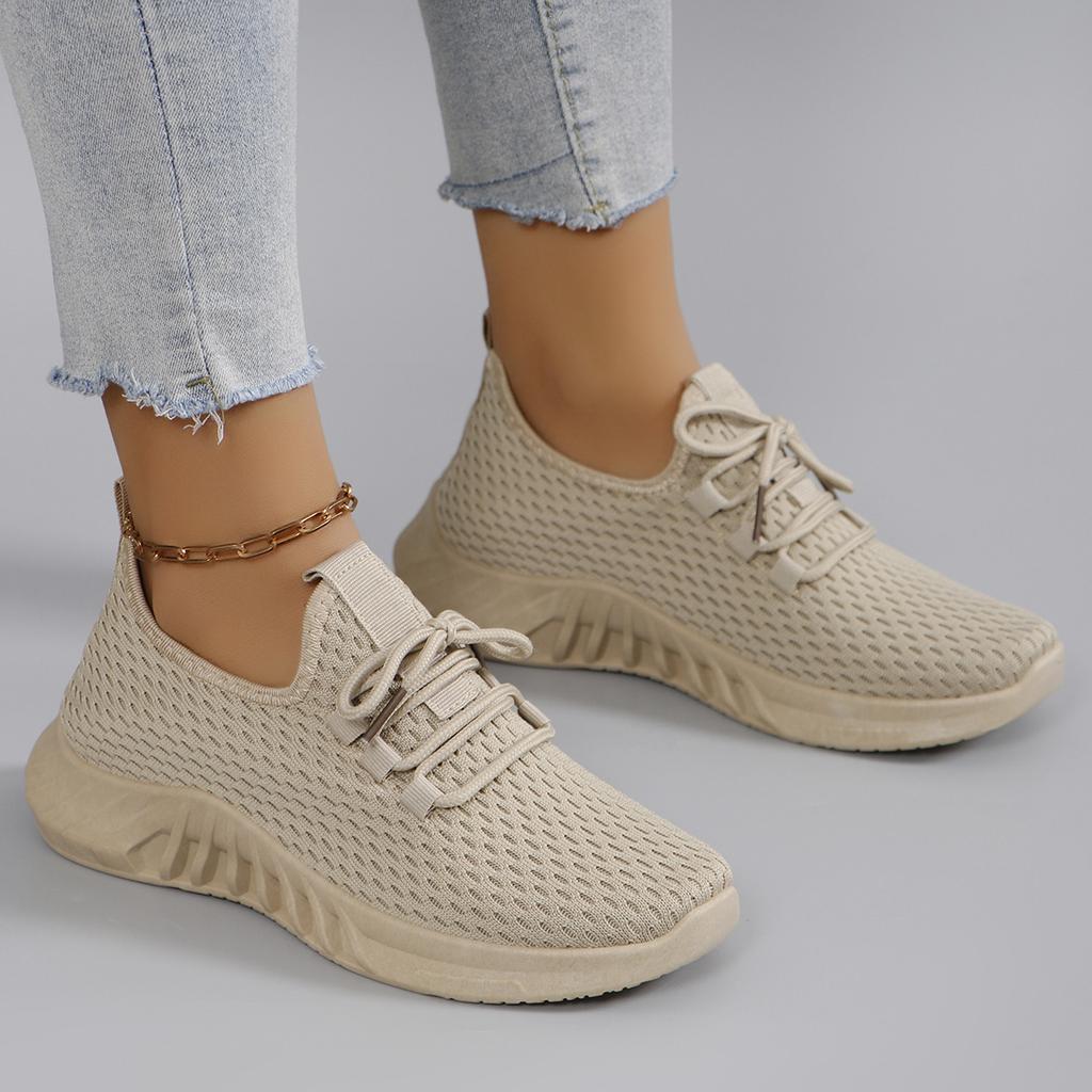 Frühling Neue Damen Sportschuhe, Modisch, Atmungsaktiv, Leicht, Rutschfest, Abriebfest, Lässige Sportschuhe, Flache Schuhe