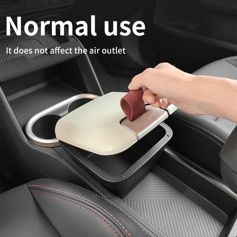 Central Control Storage Box Decorative Cover For Mini JCW Countryman U25 2024 2025 ABS Car Interior Protective Cover Accessories