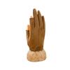 Yishan Yisi Suede Two-Finger Exposed Winter Gloves