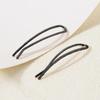 Minimalist Hammered Curved Bar Ear Cuff Stud Earrings Three Tone Option Women Simple Ear Jewelry