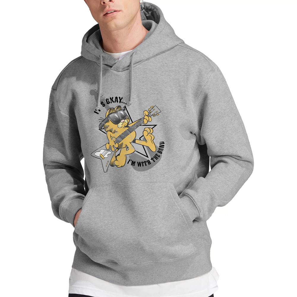 Garfield Mens IÂ´m with the Band Hoodie
