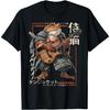 SHAAMOU Japanese Samurai Frog Playing The Electric Guitar T-Shirt