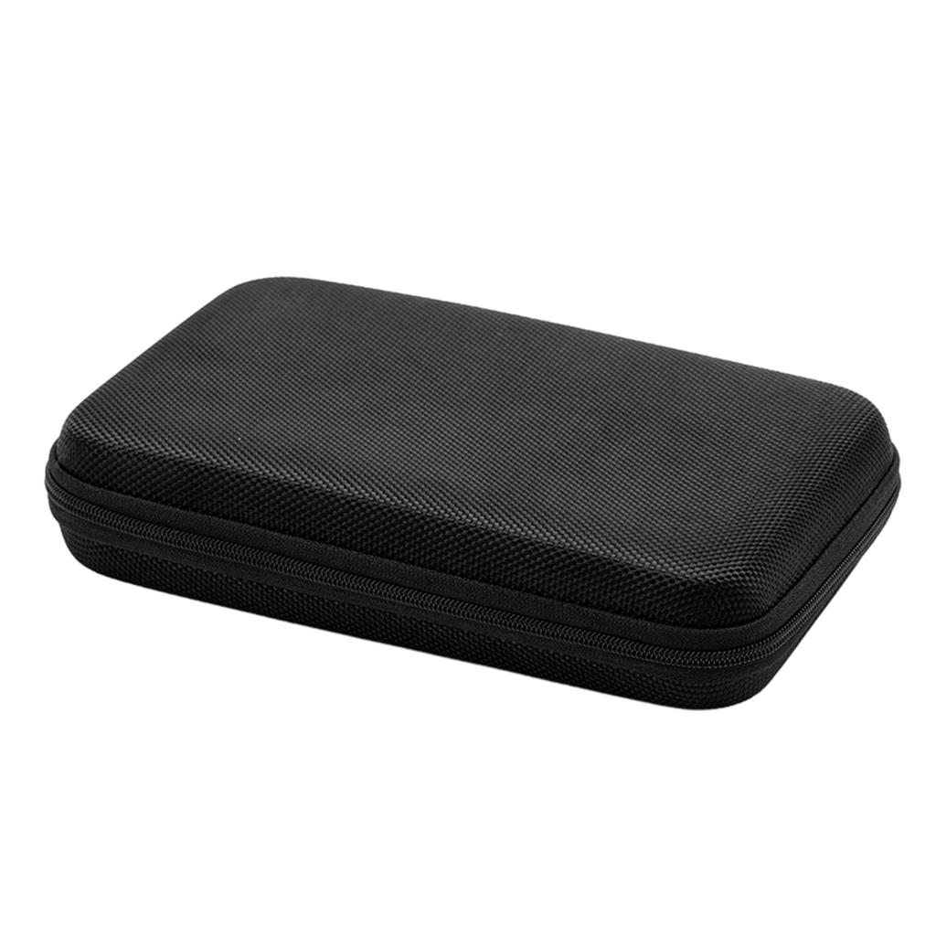 Rectangle Earbud Case Portable EVA Carrying Case Storage Bag Organizer with Mesh Pocket for Earphone Earbud Earpieces