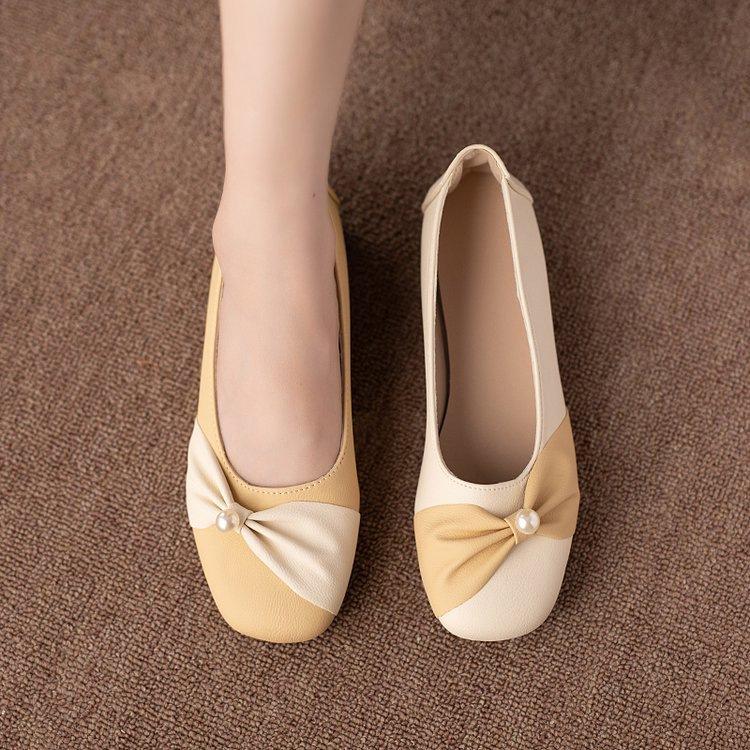 Xiaoxiangfeng Mary Jane Women's Shoes In the Autumn of 2025, New Shallow Mouth and Thin Small Man with Flat Soft Sole with Skirt Single Shoes