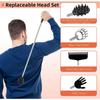Extendable Back Scratcher For Men Women With 4Pcs Detachable Scratching Heads, Stocking Stuffers For Men Adults, Christmas Gifts
