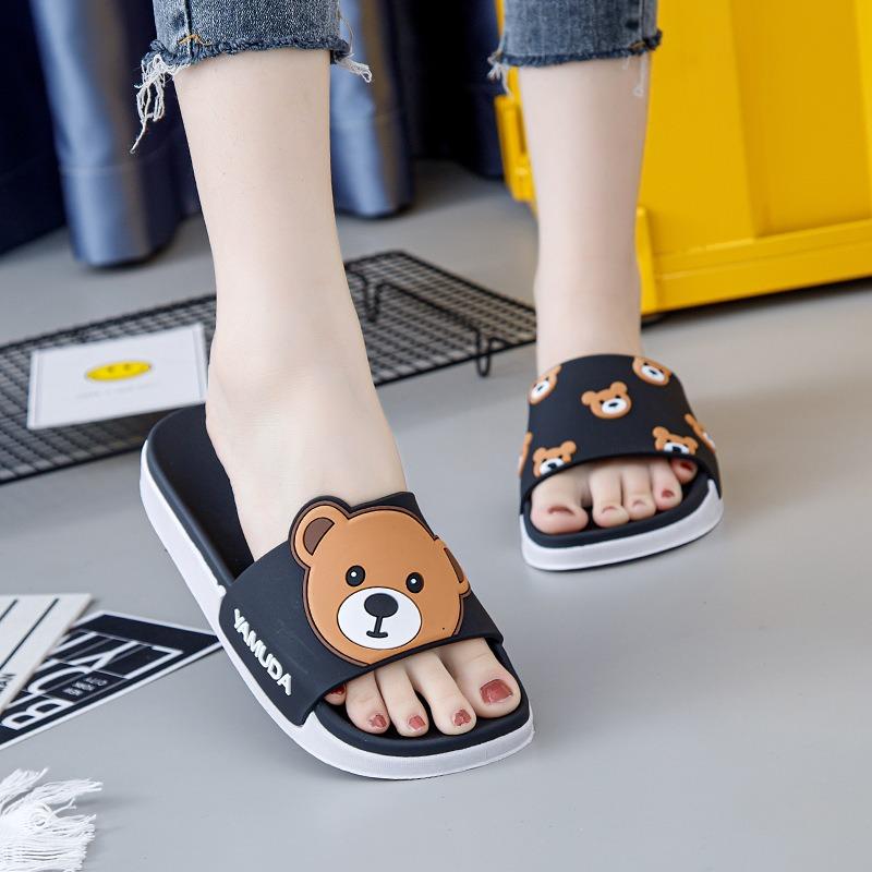 Slippers female summer new cute cartoon home indoor and outdoor wear bathroom bath sandals female beach