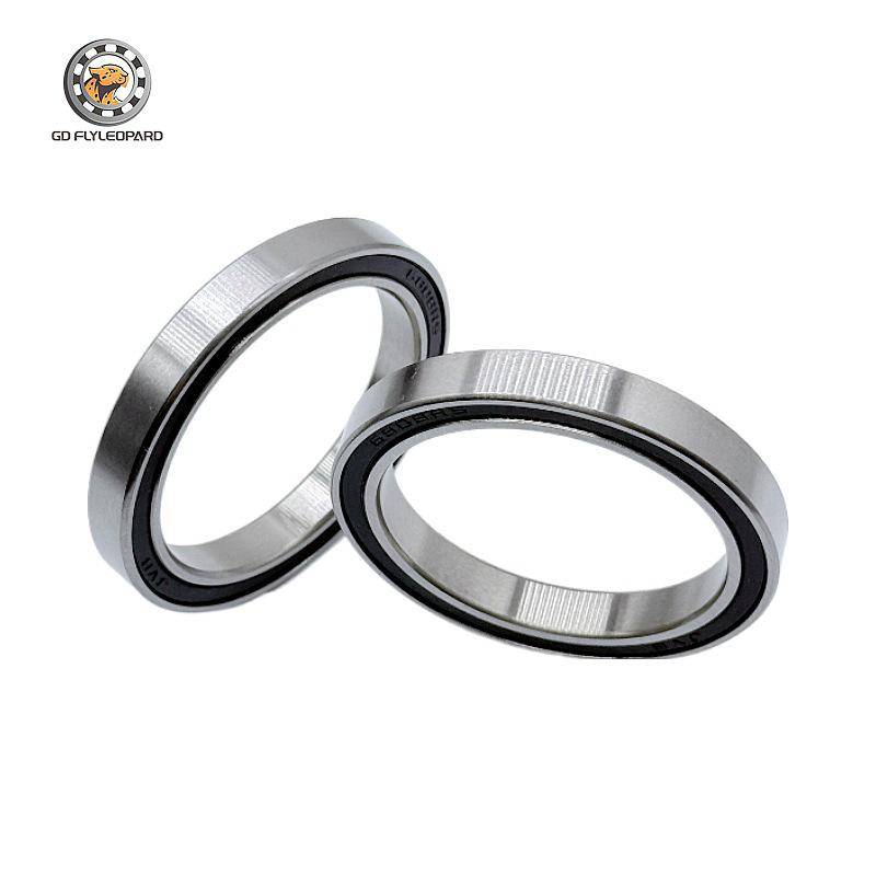 6808RS Rillenkugellager, 40×52×7mm, beidseitig gummidicht für Motoren, Maschinen und medizinische Geräte.