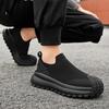 Brand Design Men Platform Casual Shoes Breathable Mesh Shoes Tire Soles Slip-On Sneakers Running Shoes for Male Walking Footwear