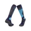 Thick Merino Wool Over-the-Calf Ski Socks - Non-Slip, Warm, and Cold-Resistant