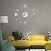 DIY Wall Clocks 3D Mirror Effect Clock Acrylic Sticker Art Living Room Home Decor Modern Design Horloge
