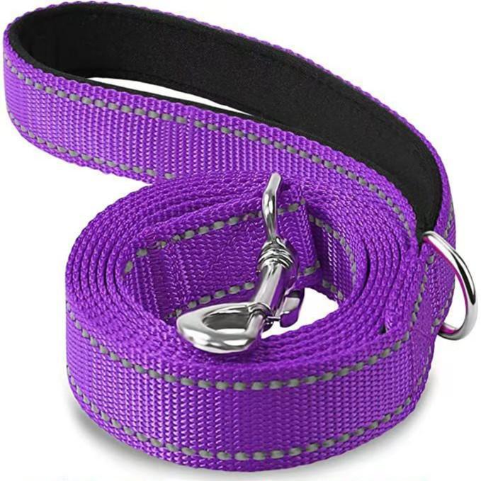 Reflective Anti-Jerk Medium Dog Training Leash with Hand Protector