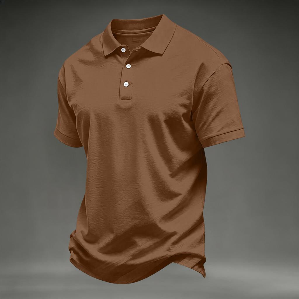 Men's Color Short Sleeve T-Shirt Casual Loose Fit Breathable Tee