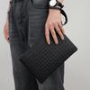 Hand-woven Leather Men's Clutch Bag Business Men's and Women's Wrist Bag Large Capacity Wallet Clutch Bag