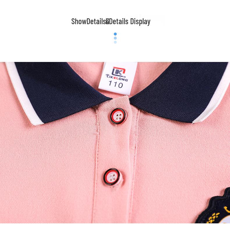 Kids' Summer Sports Day Set: Short-Sleeve Shirt & Shorts for Primary/Kindergarten Uniforms