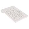 Wireless Numeric Keypad, 2.4GHz Portable Numeric Keypad with USB Receiver, Ergonomic Lightweight External Numeric Keypad, Mini PC Computer Accessory